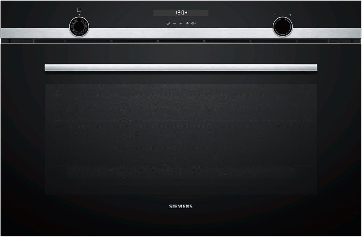 SIEMENS, Minipiekarniki, VB578D0S0, 112 l, 90 cm, 240 V, Czarny/Srebrny, samoczyszczenie, funkcja grilla