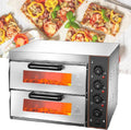 XEEAOFE, Piec do pizzy, 110 V, 27,5 kg, 3000 W, Srebrny, stal nierdzewna