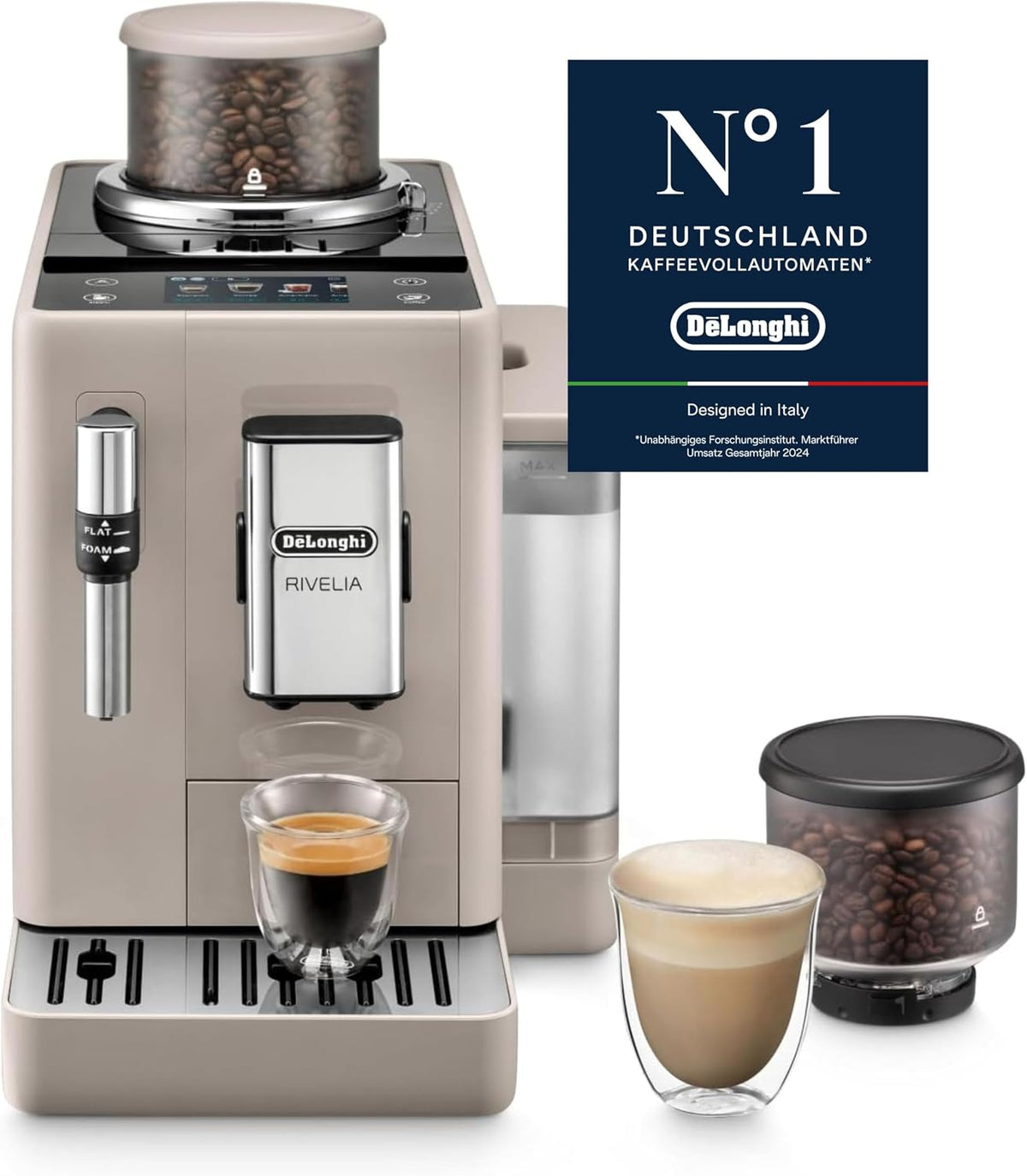 Ekspres do kawy, EXAM440.35.BG, De'Longhi, 250 g, Beżowy