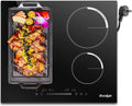 Cooksir, Płyta grzewcza, 59 cm, 3500 W, 220 V, Czarny, funkcja grilla, zabezpieczenie przed przegrzaniem