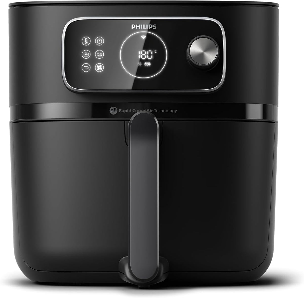 Frytkownica beztłuszczowa, HD9876/90, Philips, 8,3 L, 2 kg, Czarny, Wi-Fi, funkcja grilla
