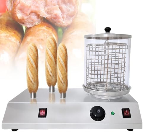 WOTZOV, Aparatura do hot dogów, 458 W, 188 × 240 mm, 220 V, Srebrny, stal nierdzewna, funkcja grilla