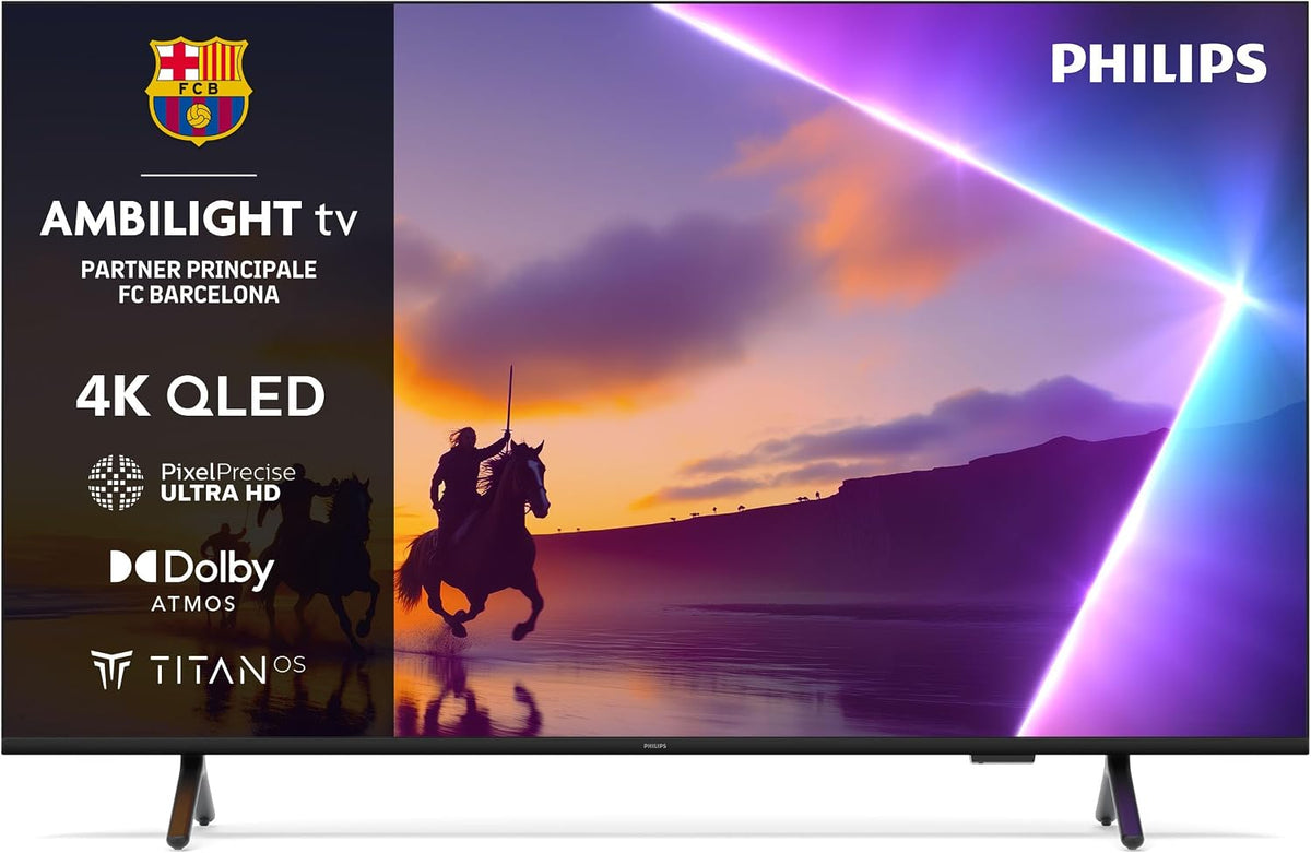 PHILIPS, Telewizor Smart TV, 43PUS8510, 43 cali, Czarny, oświetlenie LED