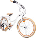 sun baby, Rowery do jazdy po asfalcie dla dzieci, 20 cali, 50 kg, Biały/Beżowy, metal