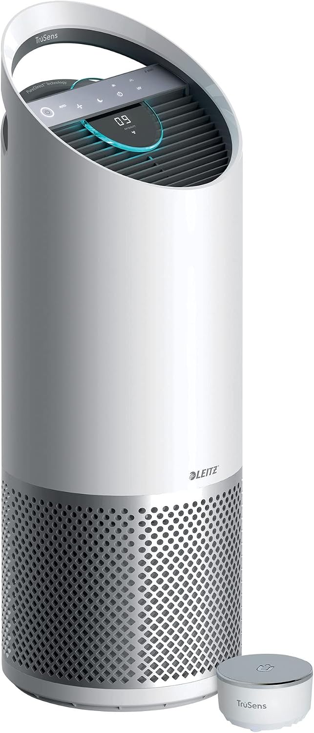 Leitz, Oczyszczacz powietrza, H13, 60 m, Biały, Wi-Fi, filtr HEPA