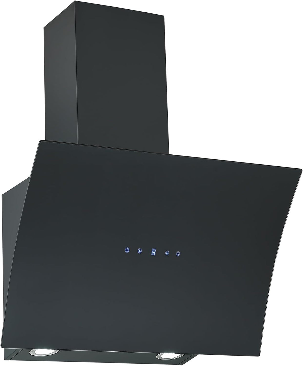 Respekta, Okap kuchenny, CH55060SA, 60 cm, 63 dB, 11,6 kg, Srebrny / Czarny, stal nierdzewna