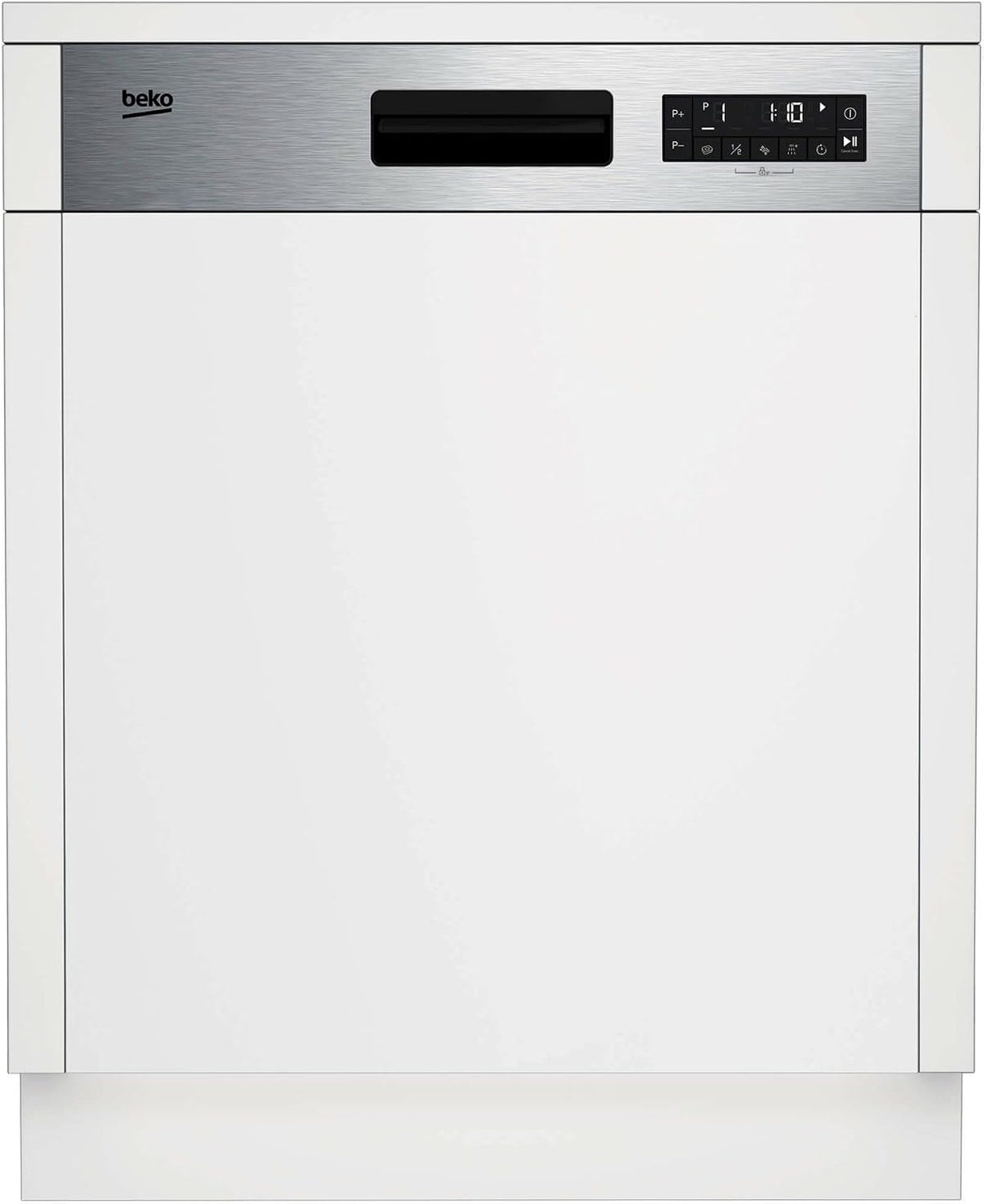 BEKO, Zmywarka, BDSN26430X, 60 cm, 45 dB, 9,9 l, Biały/Srebrny, stal nierdzewna