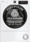 Hoover, Suszarki do ubrań z pompą ciepła, EH9N2TBE-S, 85 x 60 x 58,5 cm, 9 kg, Biały, Wi-Fi
