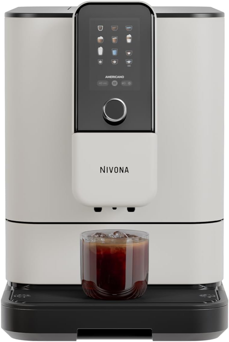 Nivona, Ekspres do kawy, NIVO8112, Biały/Czarny, Bluetooth