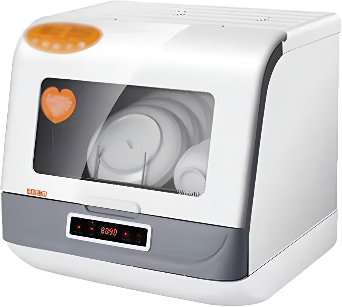 Zmywarka, 800 W, 220 V, 36 L, Biały/Szary, stal nierdzewna