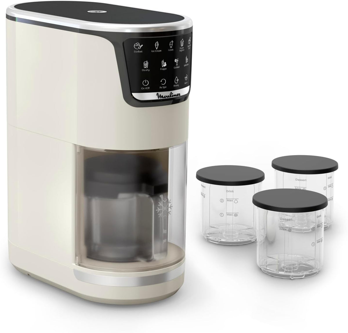 Moulinex, Lodówka, MJ602AF0, 10 W, 1,4 l, Biały/Czarny