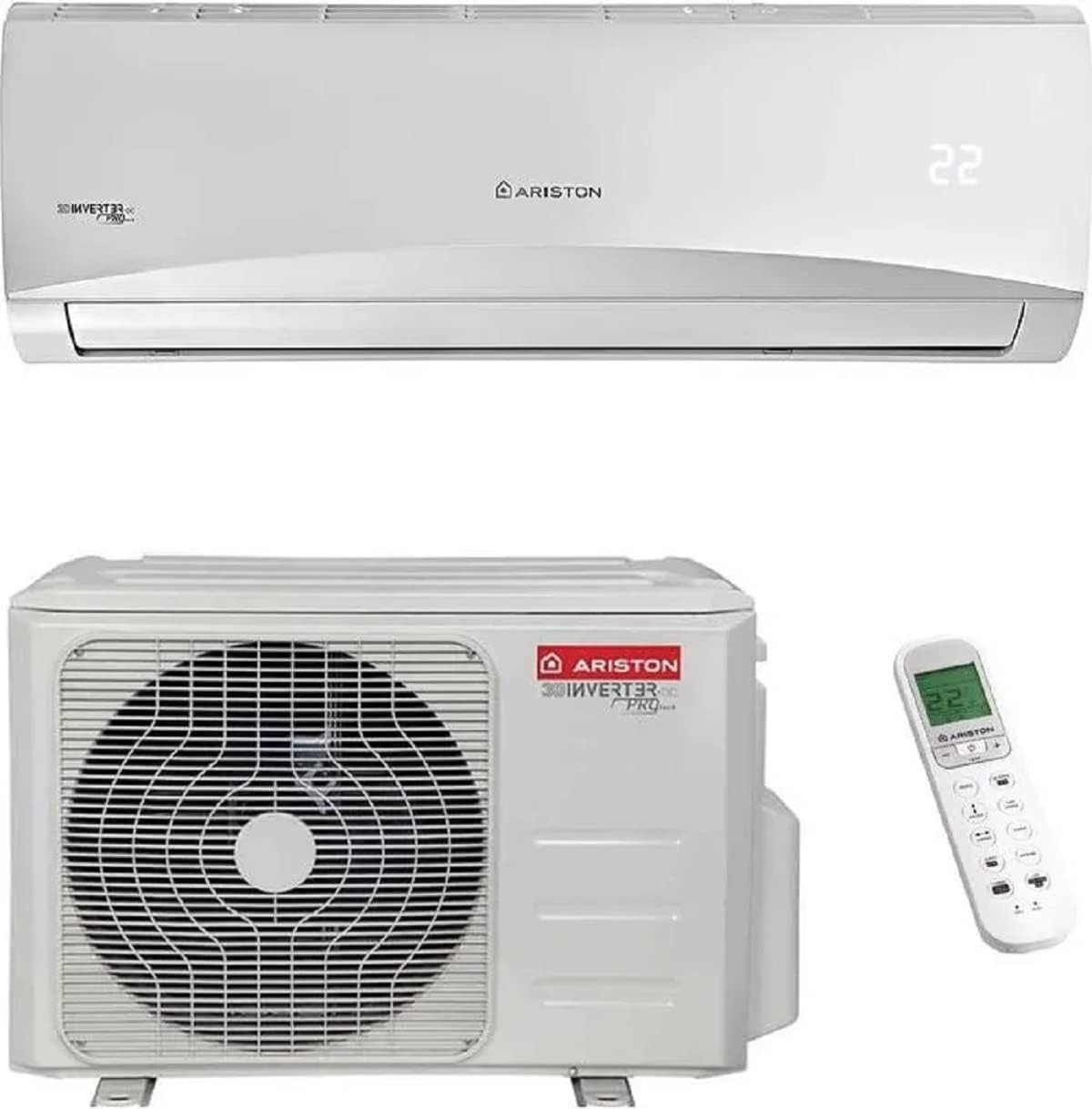 Ariston, Klimatyzator, 9000 Btu, 61 dB, Biały, Wi-Fi