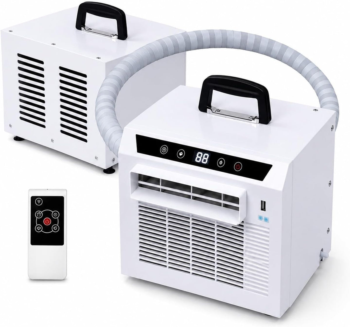 SXQYCH, Klimatyzator przenośny, 1.5 m, 220 V, 1,300 W, Biały