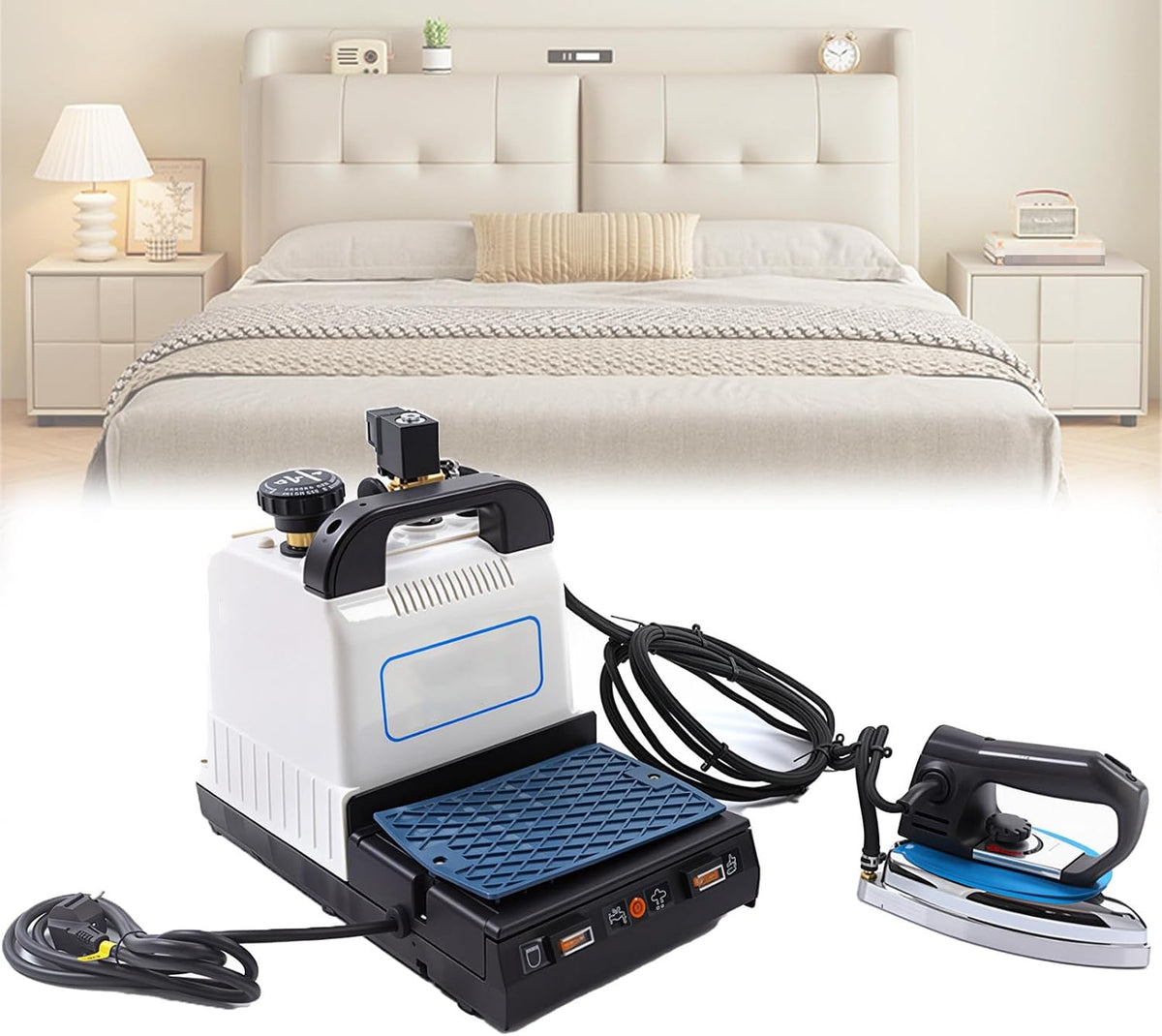 Pnpaea, Generatory pary, 1600 W, 2 l, 39 cm, Czarny