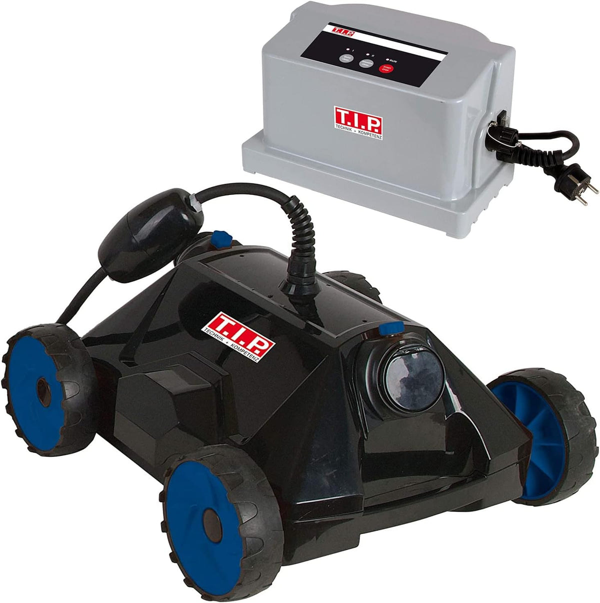 T.I.P, Roboty czyszczące, 18 m, 18000 l, 170 W, Czarny/Niebieski/Szary