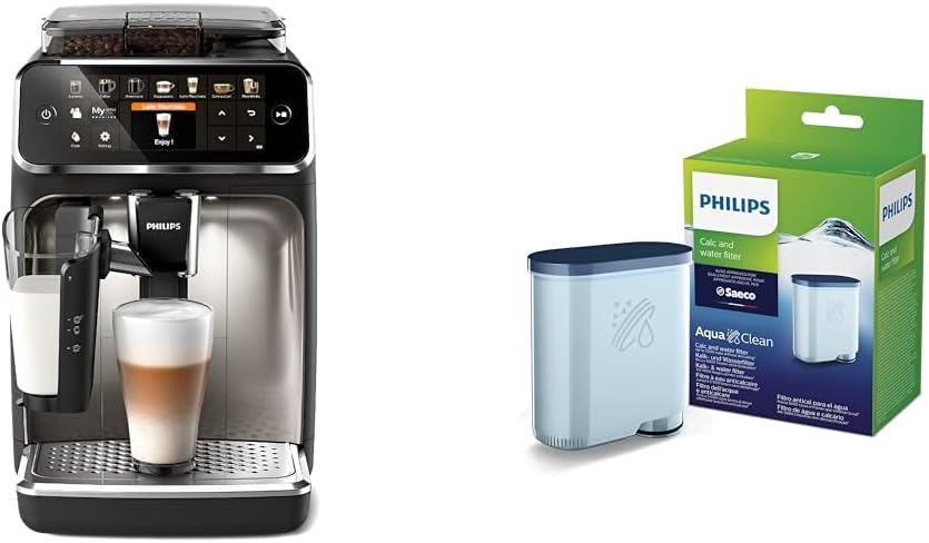 Philips, Ekspres do kawy, EP5447/90, Czarny/Srebrny