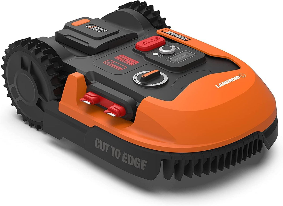 WORX, Kosiarki automatyczne, 18 cm, Pomarańczowy/Czarny, Bluetooth, Wi-Fi