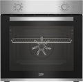 BEKO, Piekarnik do zabudowy, BBIE12000X/, 59,5 x 59,4 x 56,7 cm, 66 l, 22,5 kg, Czarny/Srebrny, funkcja grilla