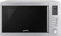 Smeg, Kuchenka mikrofalowa, MOE34CXI, 34 L, 1000 W, 519 mm, Srebrny/Czarny, stal nierdzewna