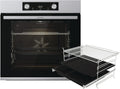 Gorenje, Piekarnik do zabudowy, E14X, 77 l, 60 cm, Czarny/Srebrny, funkcja grilla