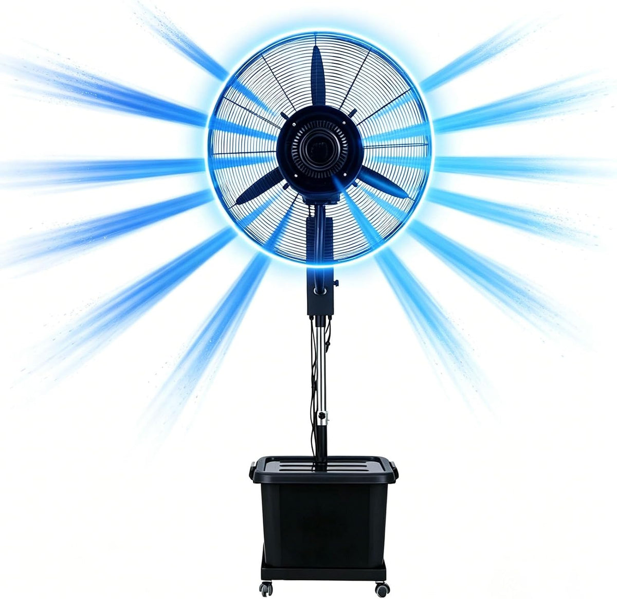 Wentylatory stojące, Lsoiup, 81 cm, 42 l, 220 V, Biały
