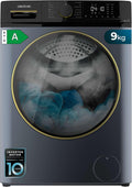 Cecotec, Pralka, 9 Kg, 2000 W, 1400 obr./min, Czarny/Szary